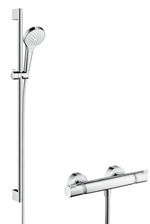 Hansgrohe-HG-Brausenkombi-Croma-Select-S-Vario-Ecostat-Comfort-Unica-Crometta-900mm-27014400 gallery number 1